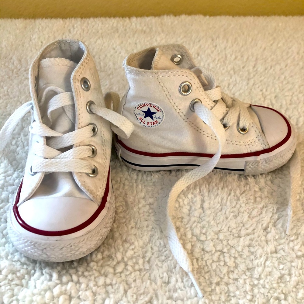 White toddler converse